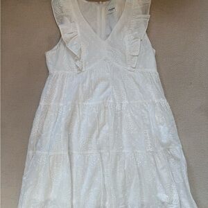 ANDREE BY UNIT Cream Textured Dress